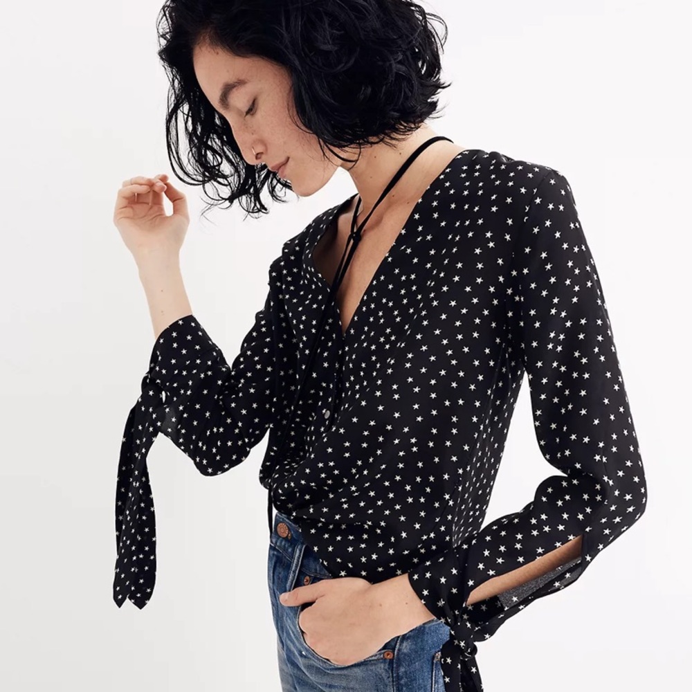 Madewell - Silk Shirt sz x-small NWOT